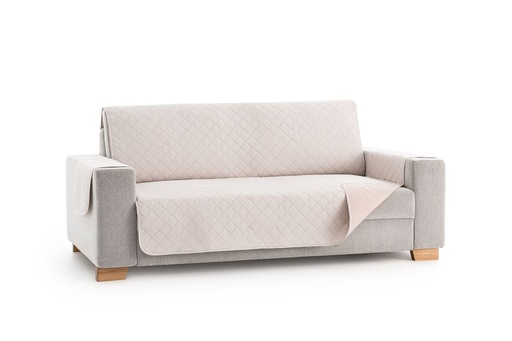 FUNDA CUBRE SOFÁ ACOLCHADO REVERSIBLE COUCH COVER MARFIL BELMARTI