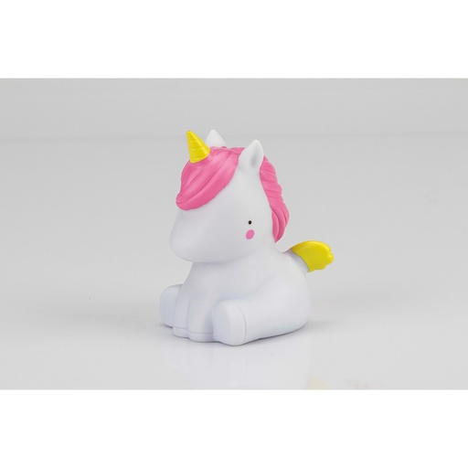 [LAM03-09] LÁMPARA NOCTURNA INFANTIL UNICORNIO BLANCO INTERBABY
