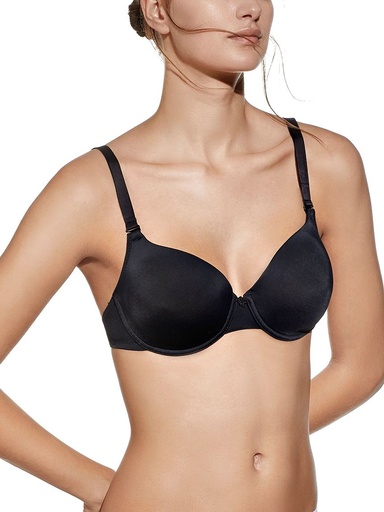 SUJETADOR ROSA C NEGRO SELENE