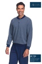 PIJAMA HOMBRE INVIERNO 7763 PIZARRA ASMAN