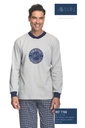 PIJAMA HOMBRE INVIERNO 7766 CELESTE ASMAN