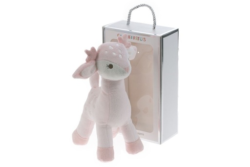 [10776-ROSA] MUÑECO SONAJERO 10776 ROSA GAMBERRITOS