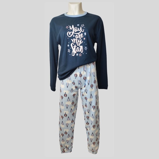 PIJAMA MUJER 5045 ENTREDOS