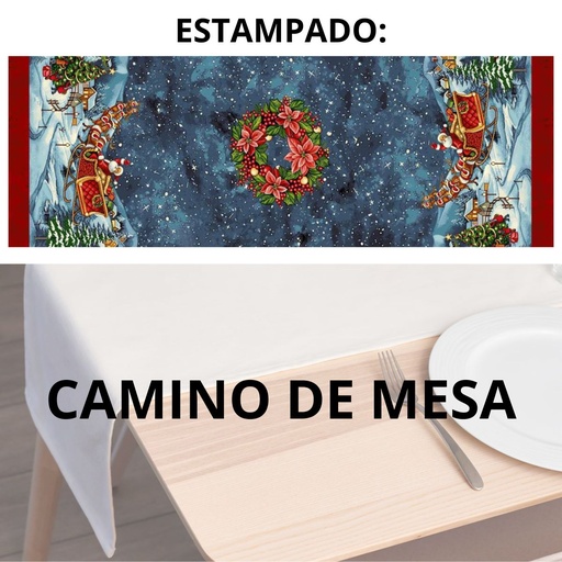 [24-406] CAMINO MESA NAVIDAD JAQUAR 24-406 40X140 MARCAVI
