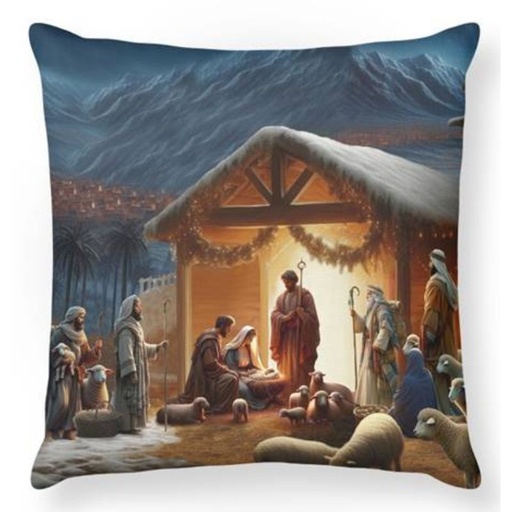 [24-426] FUNDA DE COJÍN TERCIOPELO NAVIDAD 24-426 45X45 MARCAVI