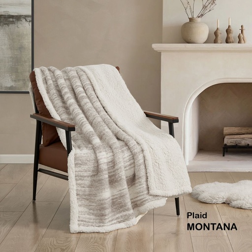 [MONTANA-130X160] MANTA PLAID SHERPA MONTANA 130X160 DOLZ