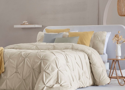 CONFORTER MIRANDA BEIGE FUN&amp;DECO