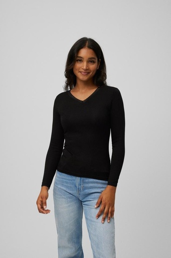 CAMISETA TÉRMICA MANGA LARGA 70018 NEGRO YSABEL MORA