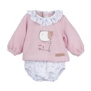 CONJUNTO POLOLO 11020 NAVIA NUDE CALAMARO