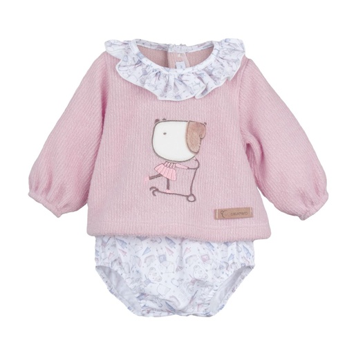 CONJUNTO POLOLO 11020 NAVIA NUDE CALAMARO