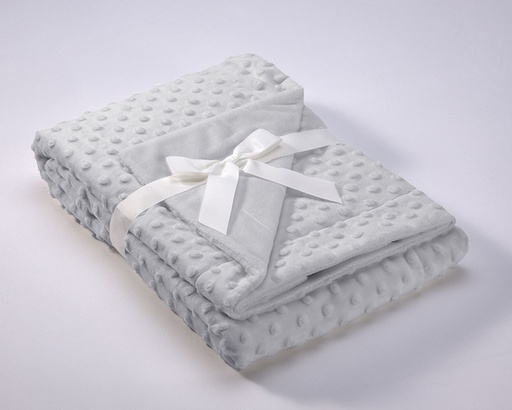 [C80-GRIS] MANTA INFANTIL COPITOS C80 80X110 GRIS MORA