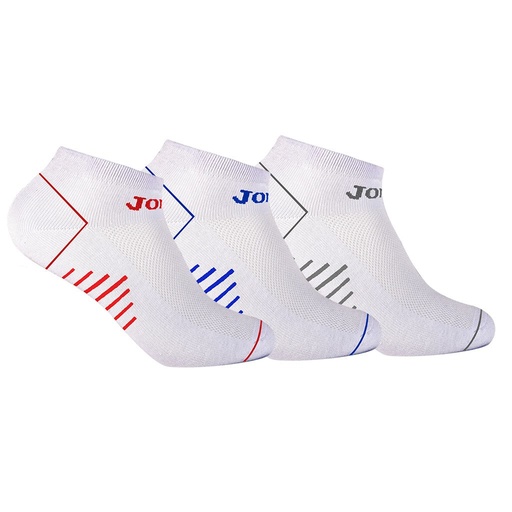 CALCETIN DEPORTIVO TOBILLERO HOMBRE PACK 3 201812TB BLANCO JOMA