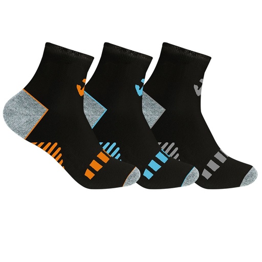 CALCETIN TOBILLERO ALTO HOMBRE PACK 3 201813TA NEGRO JOMA