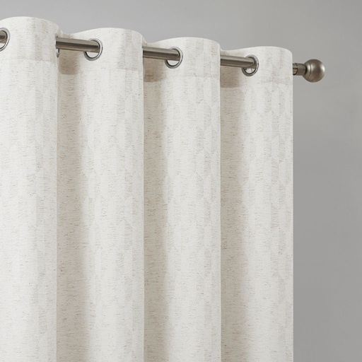 [CD-5360-CRUDO] CORTINA JACQUARD LINO GEOMETRICO CD-5360 CRUDO CAMALTEX