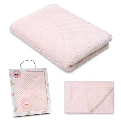 [00986-02] MANTA POPCORN 80X110 ROSA INTERBABY