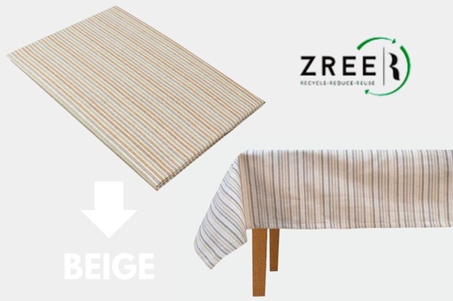 MANTEL ANTIMANCHAS CASICA BEIGE ZREE