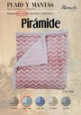 MANTA PLAID PIRÁMIDE 130X160 VERDE MIRACLE