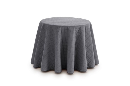 FALDA CAMILLA TERCIOPELO ACOLCHADA VELVET GRIS HIPERMANTA