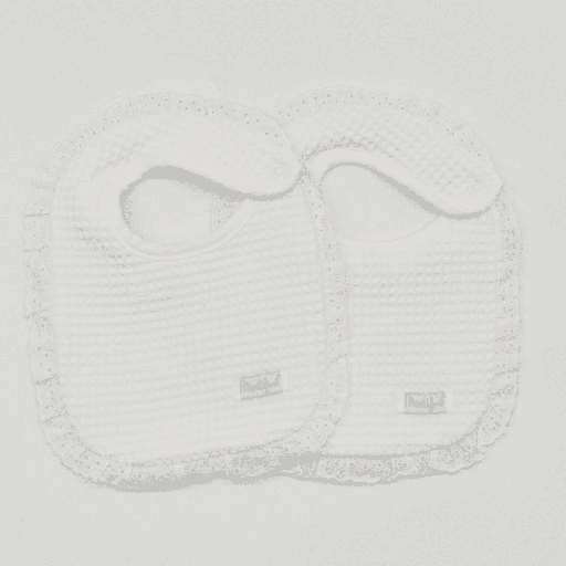 [341425-2BLANCO] PACK 2 BABEROS REF 34 1425/2 01 BLANCO MARTIFANEL