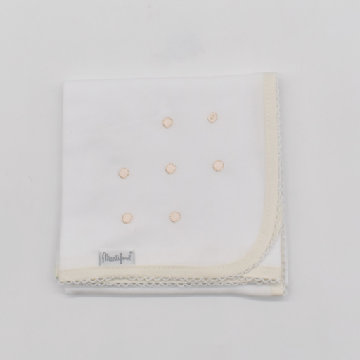 [GASAF2BORDTOPITOS-BEIGE] GASA F2 BORDADA TOPITOS 05 BEIGE 65X65 MARTIFANEL