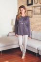 PIJAMA MUJER VELVET REGULA 42154 BLANCA HERNANDEZ