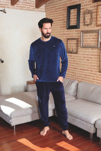 PIJAMA HOMBRE VELVET HARRY 42190 BLANCA HERNANDEZ