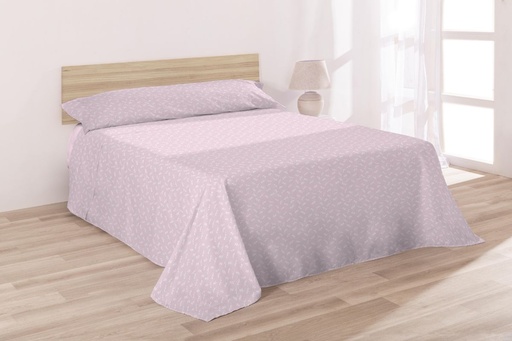 JUEGO SABANAS TELA 150 HILOS ZALE ROSA DON ALGODON