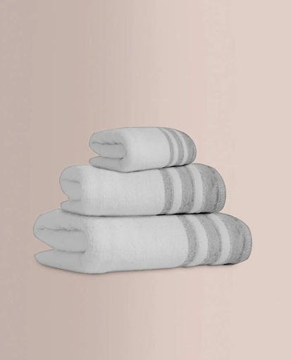 [SIROSGRIS] JUEGO DE TOALLAS JACQUARD SIROS GRIS DON ALGODÓN