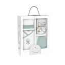 SET REGALO SONAJERO 4 PCS 100% ALG TALLA 0-6 MOD PULPO VERDE INTERBABY