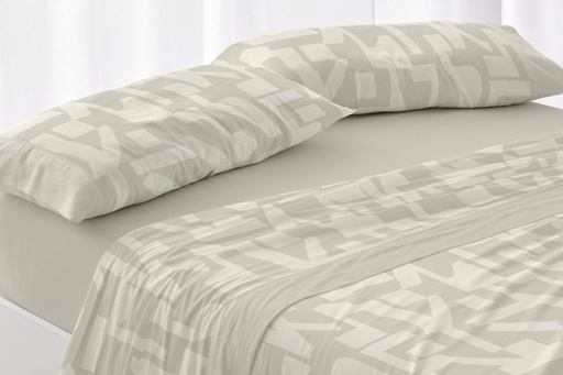 JUEGO DE SABANAS TELA 141 MUSGO BURRITO BLANCO