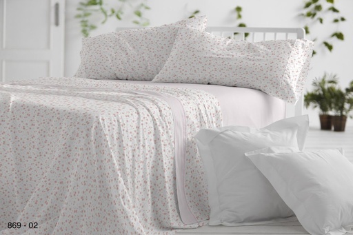 JUEGO DE SABANAS TELA DORVEL 869 NUDE BURRITO BLANCO