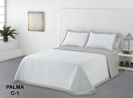 COLCHA BOUTI PALMA BEIGE DOLZ