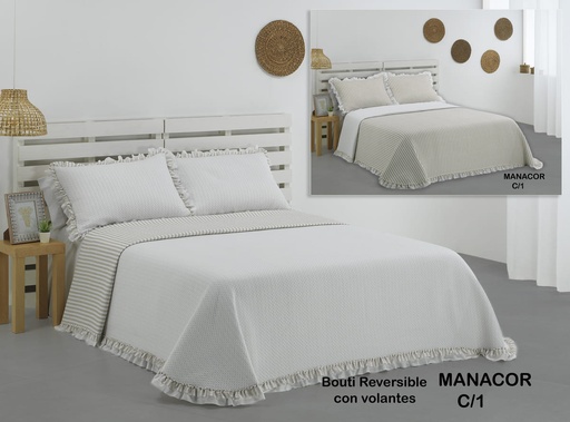 COLCHA BOUTI MANACOR BEIGE DOLZ