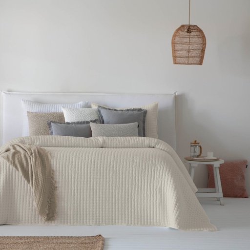COLCHA IM BOUTI AZARA BEIGE FUN&amp;DECO
