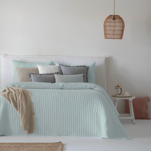 COLCHA IM BOUTI AZARA VERDE FUN&amp;DECO