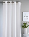 CORTINA IM ALAIA 140X270 BLANCO FUN&DECO