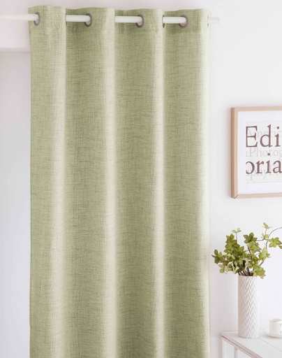 [10029459] CORTINA IM ALAIA 140X270 VERDE FUN&amp;DECO