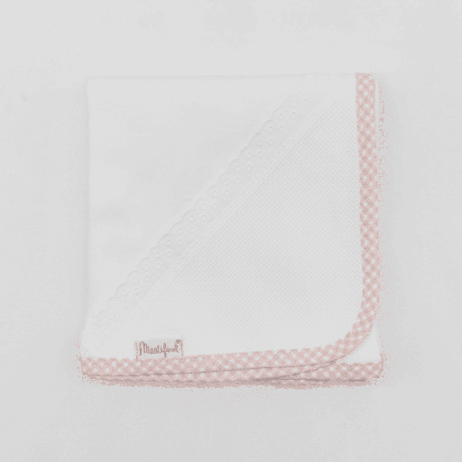 [F02BI-BLROSAVIEJO] GASA F02 BI PARA BORDAR 65X65 BLANCO-ROSA VIEJO MARTIFANEL