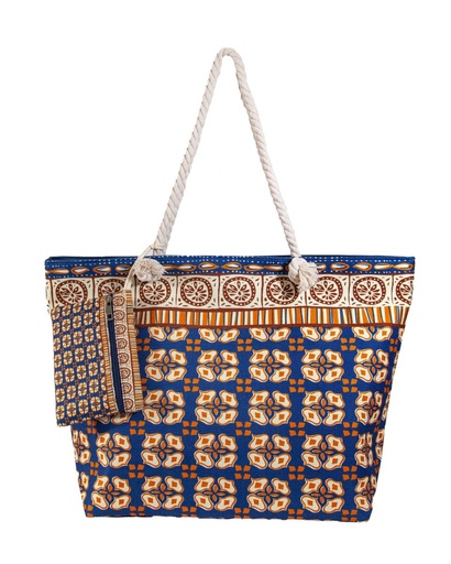 [06542INDIA] BOLSO ESTAMPADO DE PLAYA 40X60CM 06542 INDIA SUN&amp;SURF