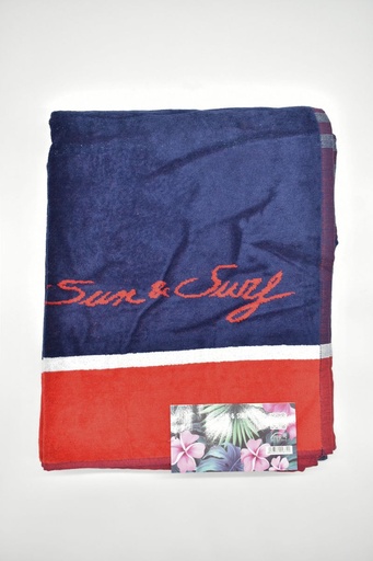 [04874ANCLA] TOALLA VELOURS JACQUARD 04874 ANCLA 140X180 SUN&amp;SURF