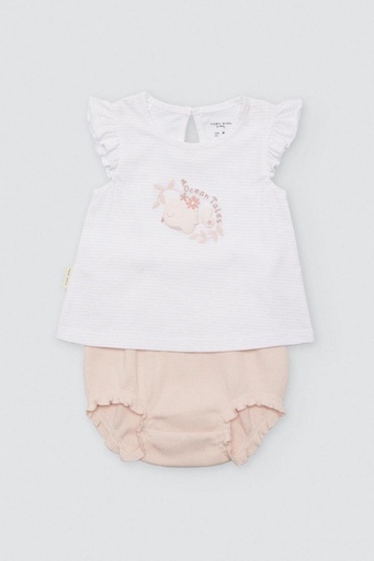 CONJUNTO BEBÉ SIN MANGAS 25400 YSABEL MORA