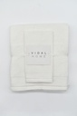 JUEGO DE TOALLAS 3PZ PONTO ABERTO BLANCO VIDAL HOME