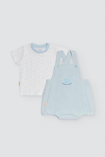 CONJUNTO BEBÉ MANGA CORTA 25567 YSABEL MORA