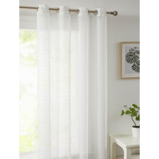 [VCL-001-CRUDO] VISILLO RÚSTICO LISO CON OLLAOS  VCL-001 CRUDO 140X265 CAMALTEX