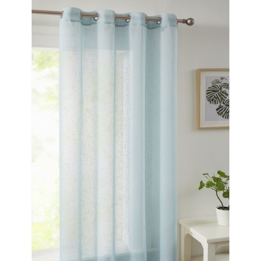 [VCL-001-TURQUESA] VISILLO RÚSTICO LISO CON OLLAOS  VCL-001 TURQUESA 140X265 CAMALTEX
