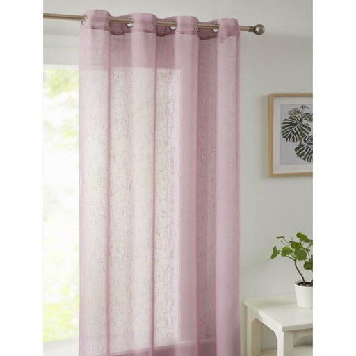 [VCL-001-MALVA] VISILLO RÚSTICO LISO CON OLLAOS  VCL-001 MALVA 140X265 CAMALTEX