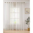 VISILLO RAYAS LACE CON OLLAOS VD-5372 CRUDO 140X265 CAMALTEX