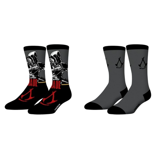 PACK 2 CALCETINES HOMBRE ASC NAOE+UNI2 FREEGUN