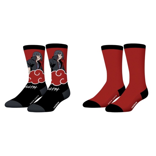 PACK 2 CALCETINES HOMBRE ALGODÓN NARUTO 200N FG/NS/CHFX2/B FREEGUN