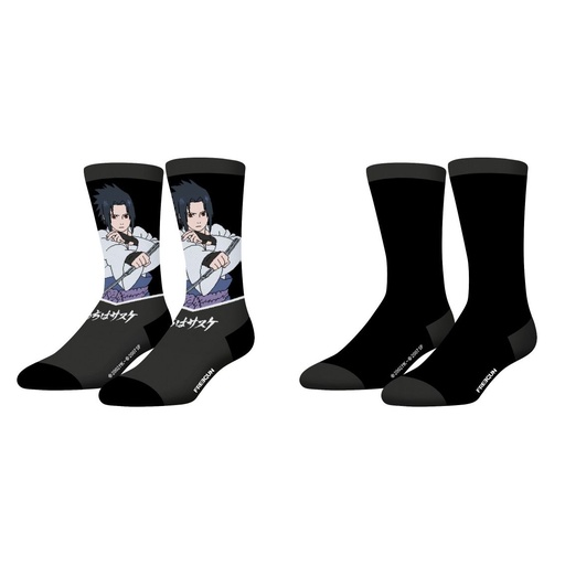 PACK 2 CALCETINES HOMBRE ALGODÓN NARUTO 200N FG/NS/CHFX2/D FREEGUN